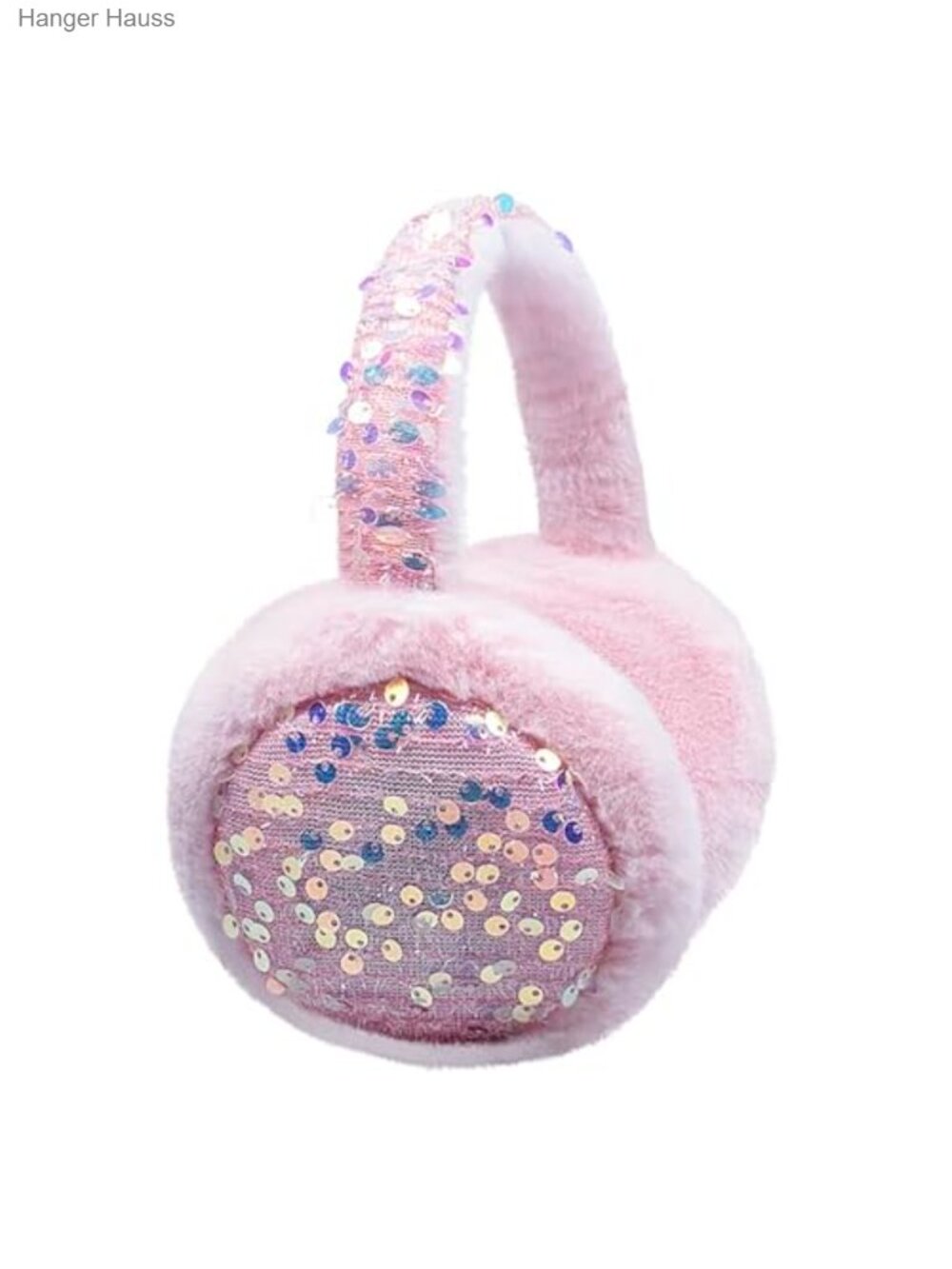 Faux Fur Sequin Adjustable Earmuffs Winter Ear Warmers